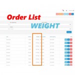 (VQMOD) Weight column on Admin Order List (2.x.x)